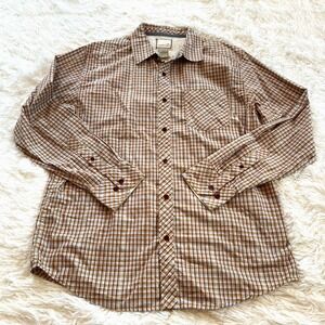 Horny Toad Shirt Large Plaid Button Western Cowboy Rodeo Outdoor Hiking 15503x